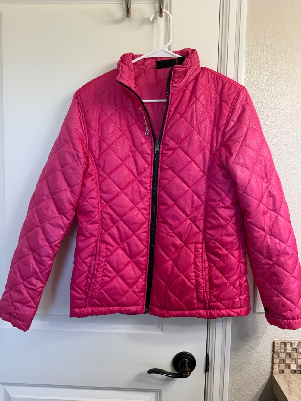 Reebok Quilted Pink Women's Puffer Jacket